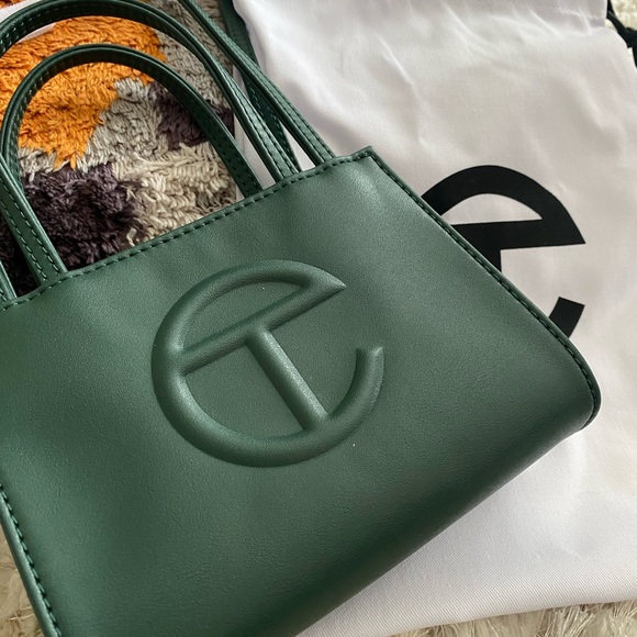 BNWT Telfar Small (mini) Shopping Bag - Dark Olive - Picture 2 of 7